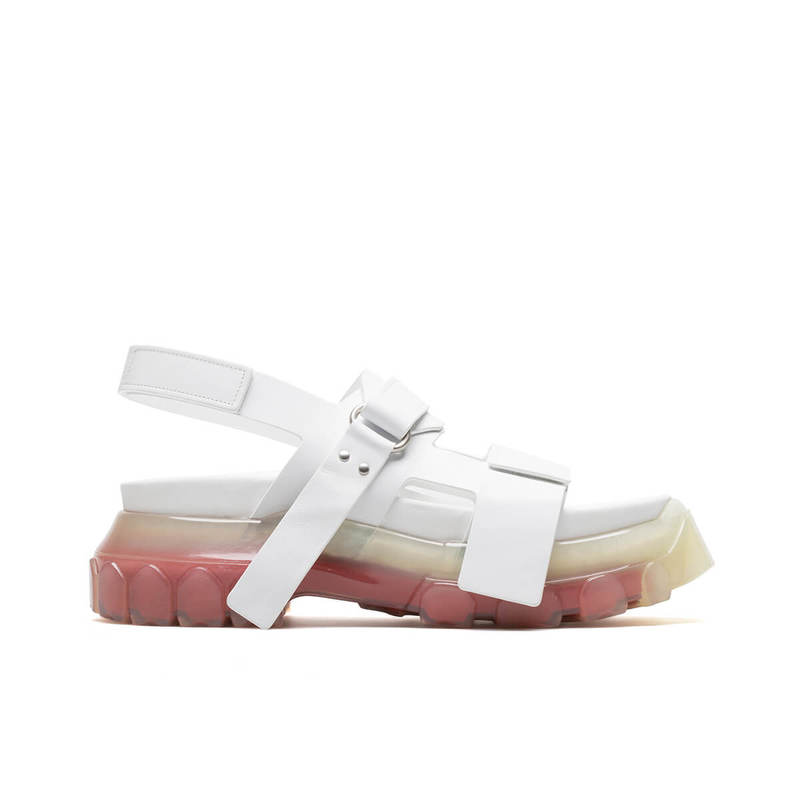 RICK OWENS Tractor sandals - White | Garmentory