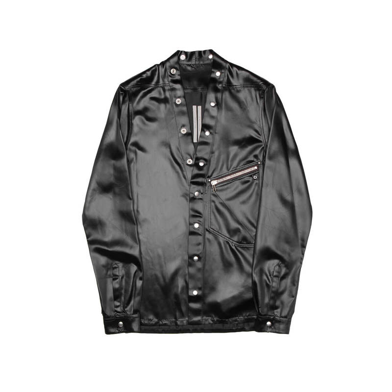 Rick Owens Larry Shirt - Black | Garmentory