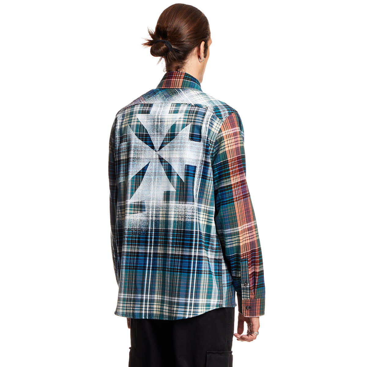 OFF-WHITE Stencil Flannel Shirt - Multicolor | Garmentory