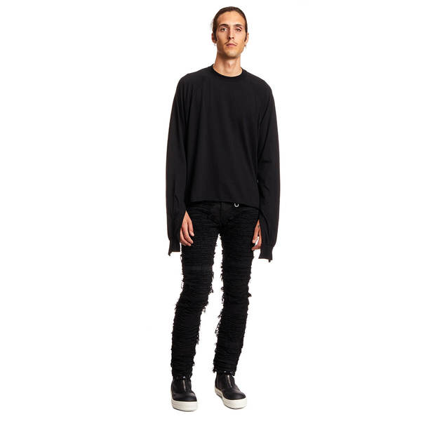 RICK OWENS DRKSHDW Vega Combo LS Tee | Garmentory
