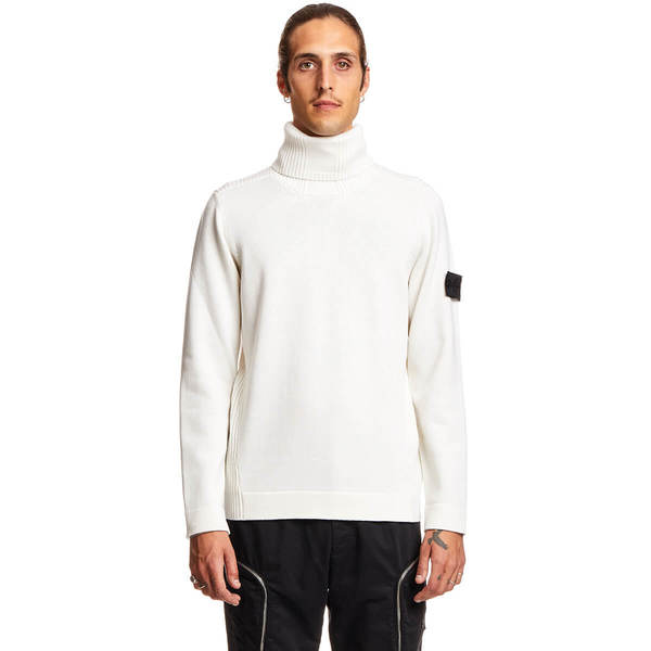 STONE ISLAND SHADOW PROJECT High neck sweater - white | Garmentory