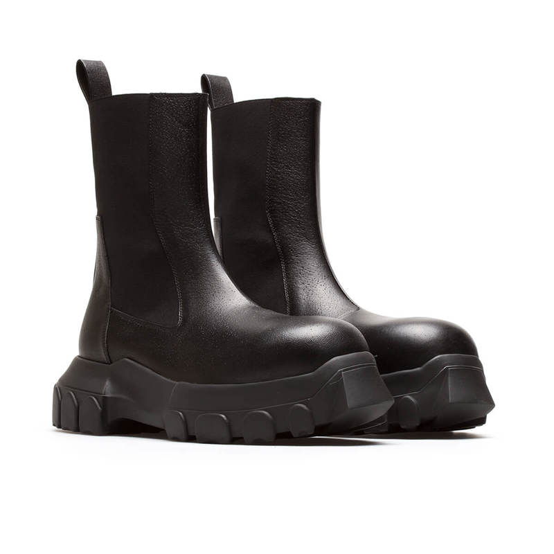 RICK OWENS Mega Bozo Tractor Beetle Boots | Garmentory