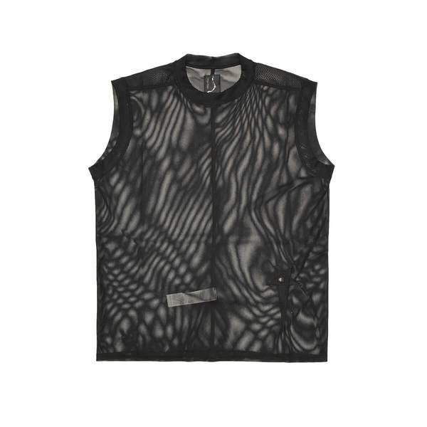 RICK OWENS Black mesh tank top Men Size S EU | Garmentory