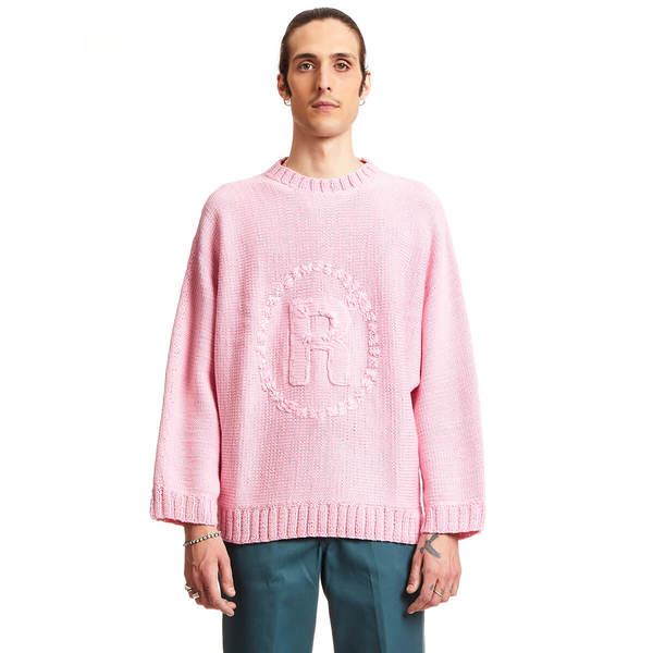MARTINE ROSE Hand knitted jumper - Pink MARTINE ROSE Hand knitted jumper - Pink
