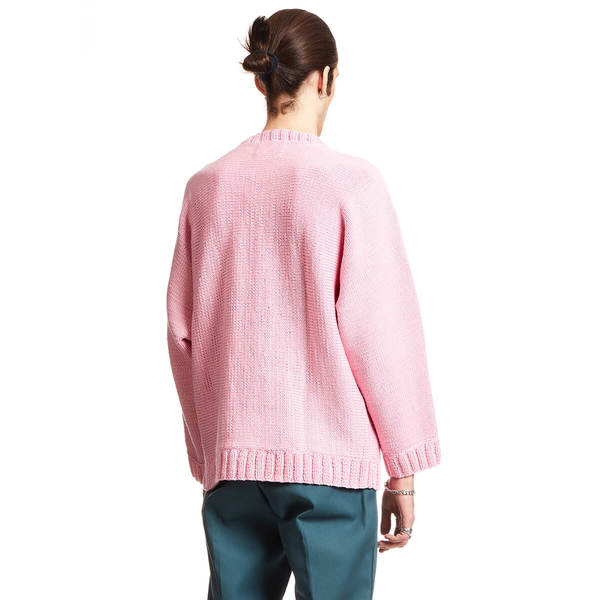 MARTINE ROSE Hand knitted jumper - Pink MARTINE ROSE Hand knitted jumper - Pink