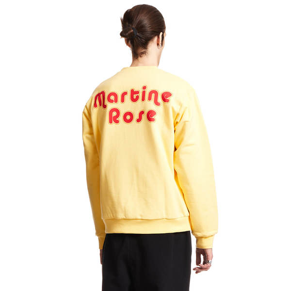 MARTINE ROSE Reversible sweatshirt - Yellow MARTINE ROSE Reversible sweatshirt - Yellow