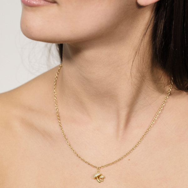 Montserrat New York The Seta Mushroom Necklace Montserrat New York The Seta Mushroom Necklace