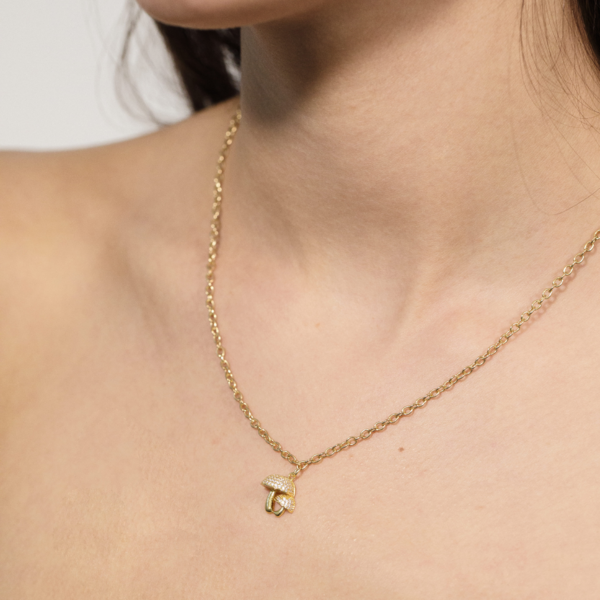 Montserrat New York The Seta Mushroom Necklace Montserrat New York The Seta Mushroom Necklace