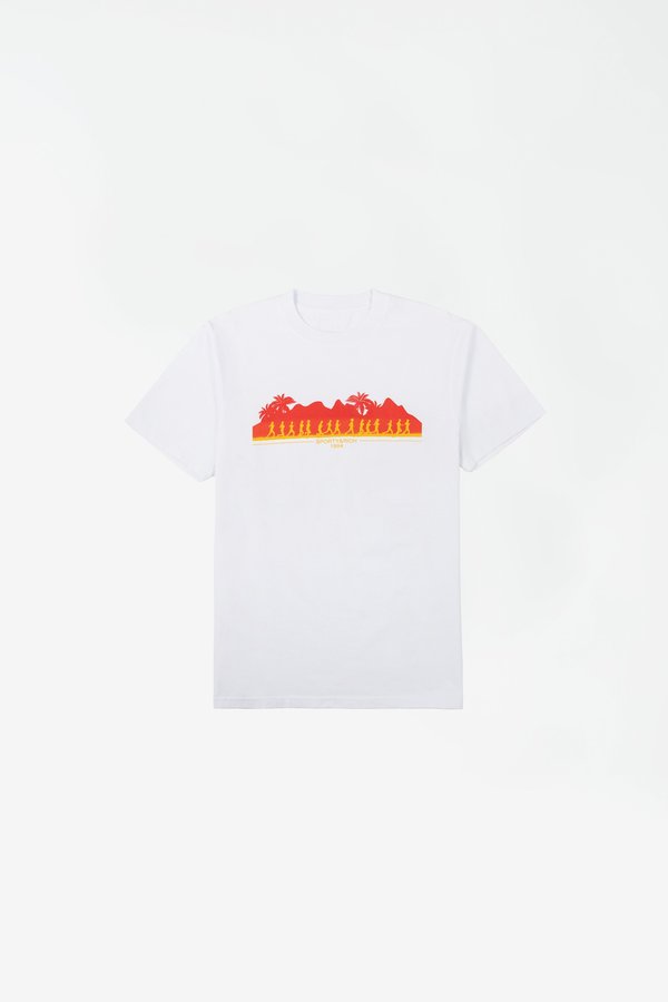 ★Sporty & Rich★ Agassi Short Sleeve T-Shirt White TS933WH Sporty & Rich Hawaii Run T-shirt - White | Garmentory