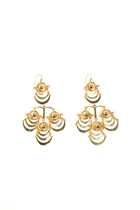 Lele Sadoughi Gold Orbit Chandelier Earrings Lele Sadoughi Gold Orbit Chandelier Earrings
