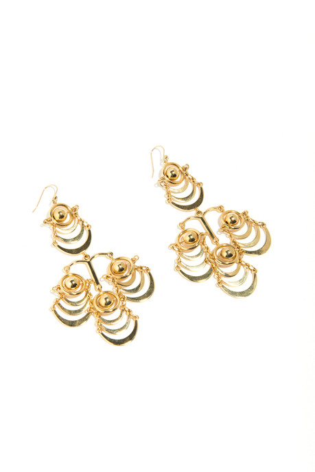Lele Sadoughi Gold Orbit Chandelier Earrings Lele Sadoughi Gold Orbit Chandelier Earrings