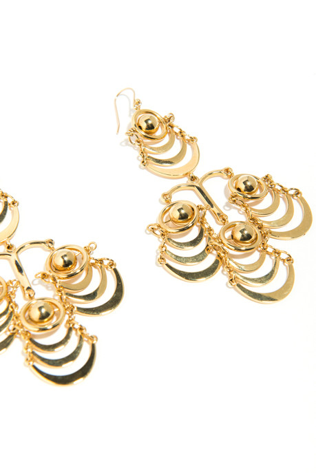 Lele Sadoughi Gold Orbit Chandelier Earrings Lele Sadoughi Gold Orbit Chandelier Earrings