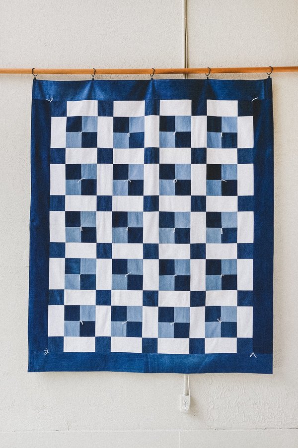 Vintage DUO DENIM QUILT - blue | Garmentory