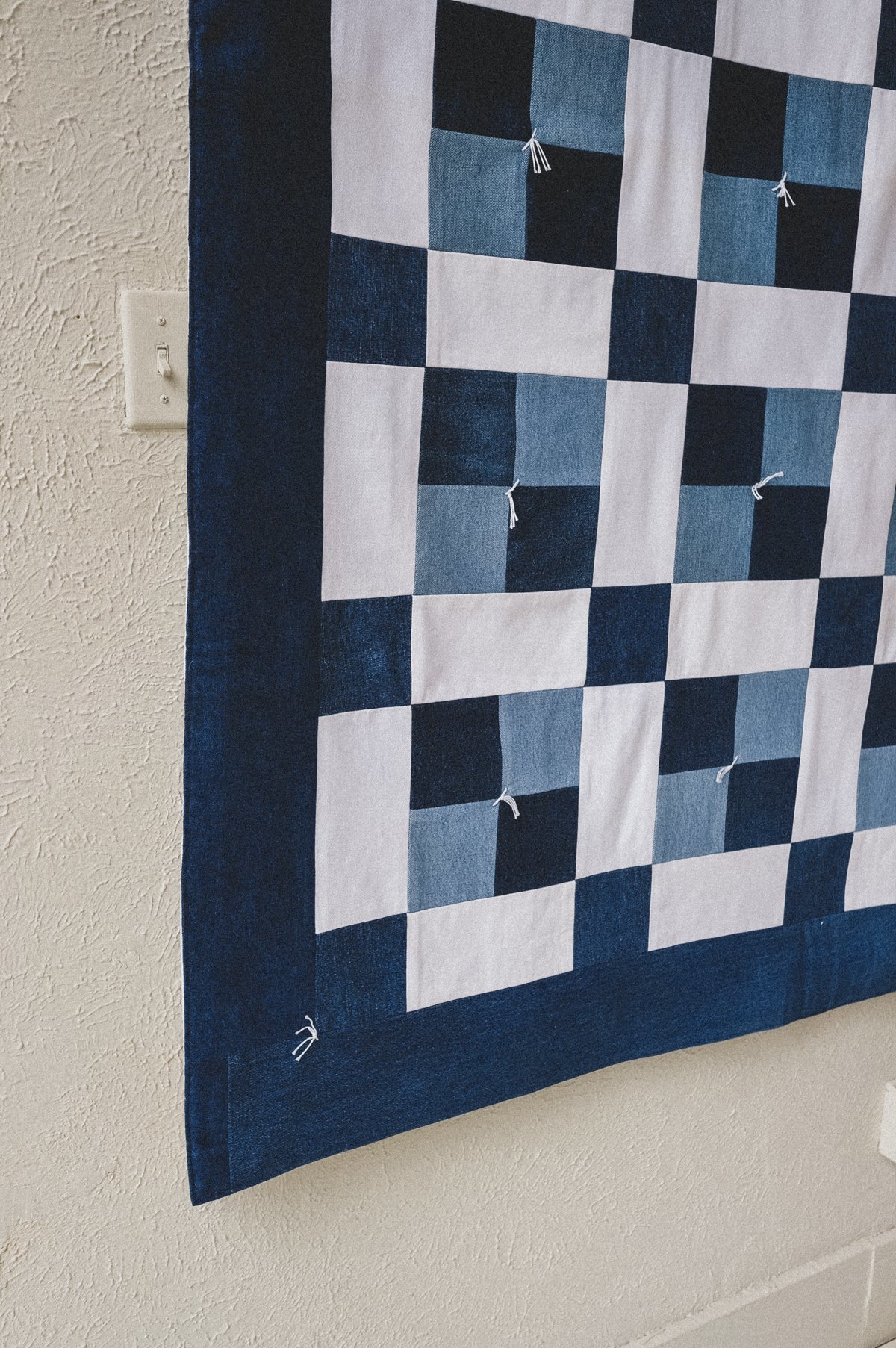 Vintage DUO DENIM QUILT - blue | Garmentory