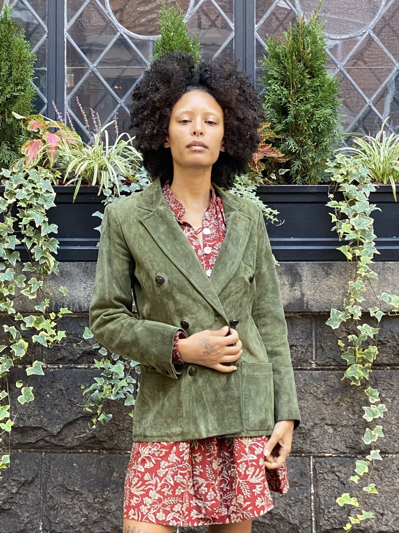 Vintage Suede Gucci Blazer | Garmentory