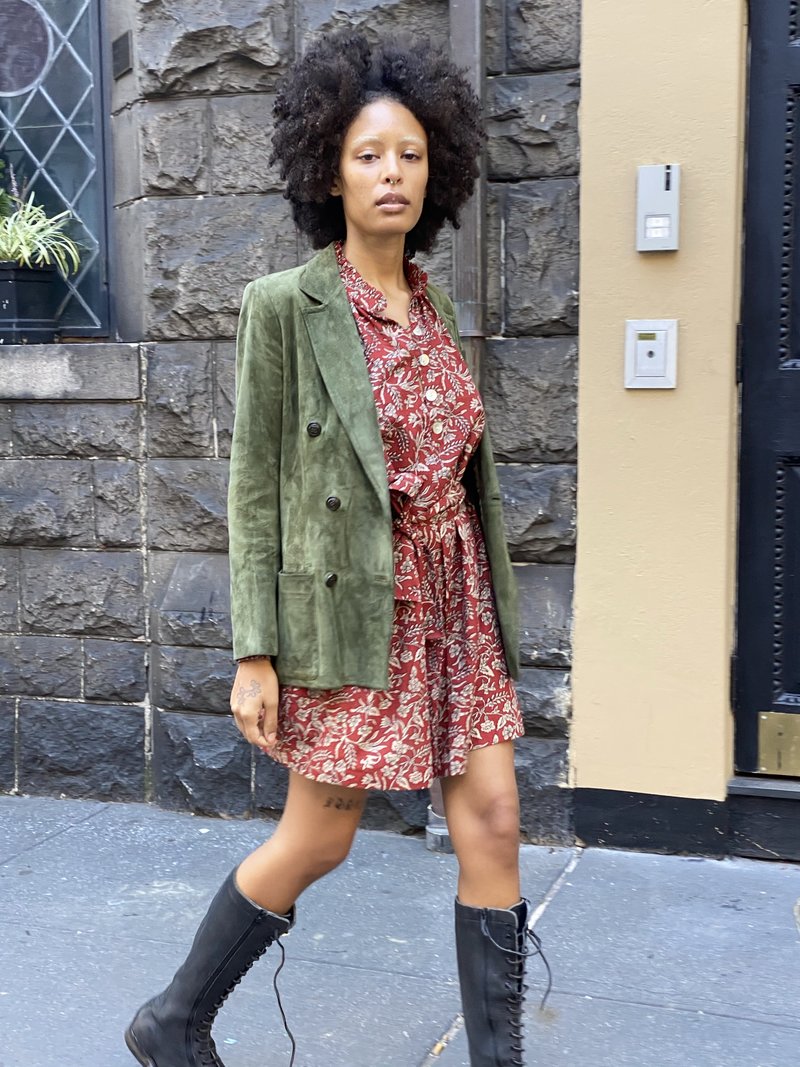 Vintage Suede Gucci Blazer