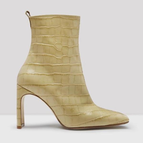 Miista Marcelle Boot Oak Croc Leather Garmentory