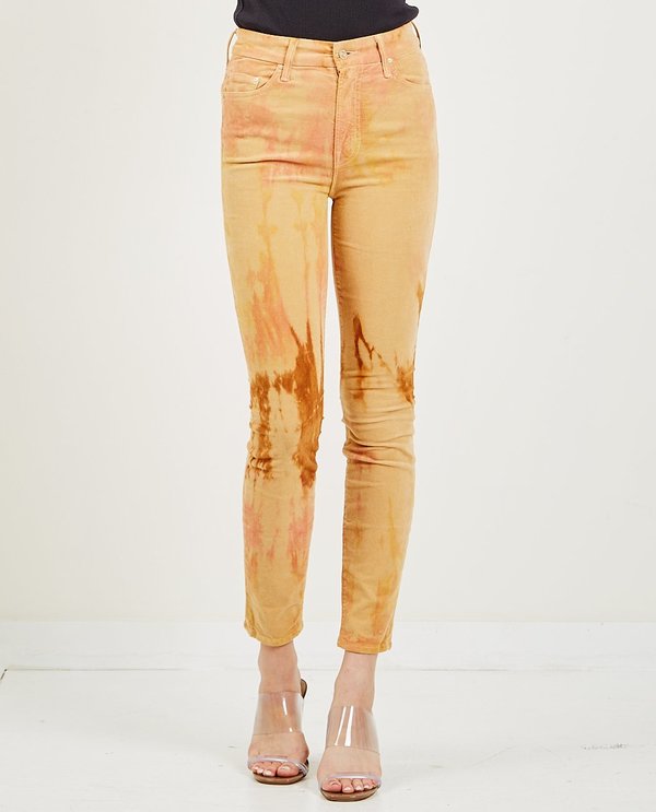 Mother Denim High Waisted Looker Ankle Jean - Tie-Dye Hopscotch Mother Denim High Waisted Looker Ankle Jean - Tie-Dye Hopscotch