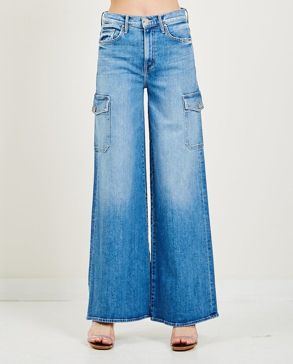 Mother Denim The Undercover Cargo Sneak Jeans - Sugar And Spice Mother Denim The Undercover Cargo Sneak Jeans - Sugar And Spice