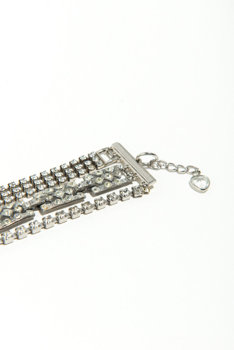 Musa Tryon Three Strand Rhinestone Bracelet Musa Tryon Three Strand Rhinestone Bracelet