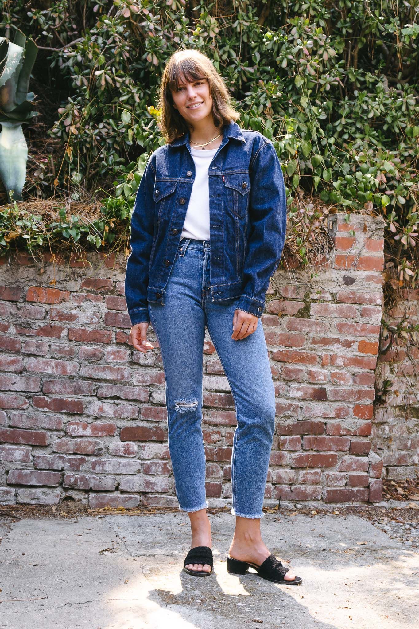 Vintage The Canyon Vintage Levi's Patch Jacket blue Garmentory