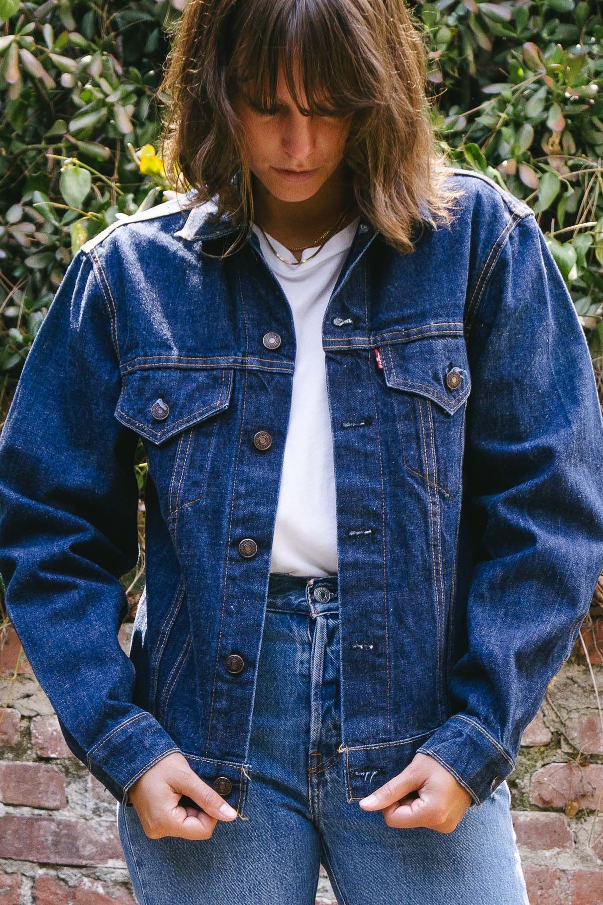 Vintage The Canyon Vintage Levi's Patch Jacket blue Garmentory