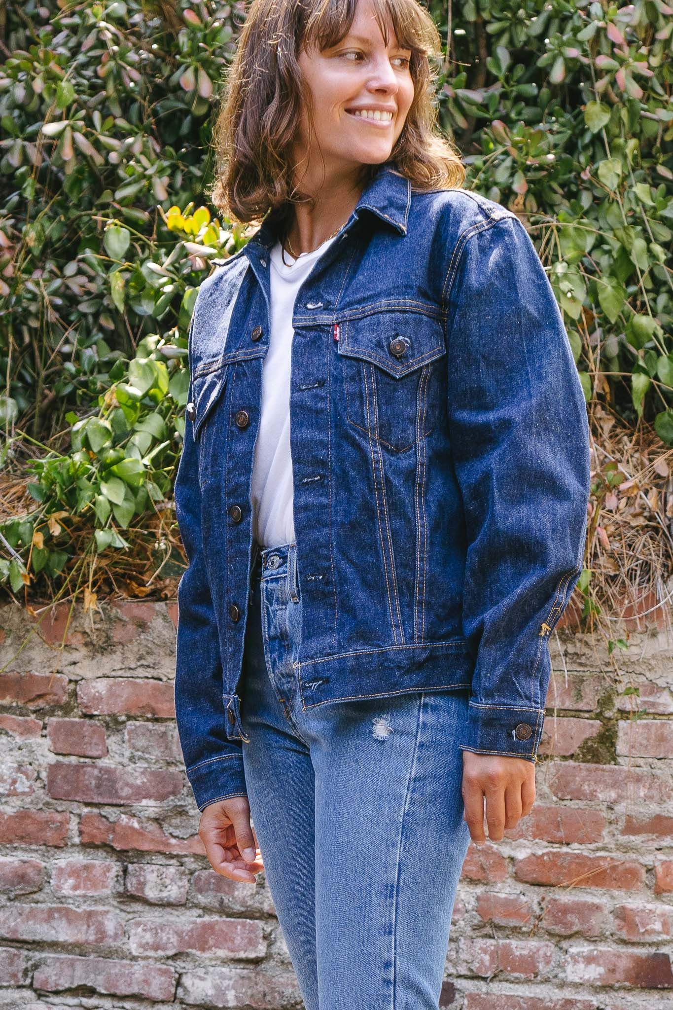 Vintage The Canyon Vintage Levi's Patch Jacket blue Garmentory