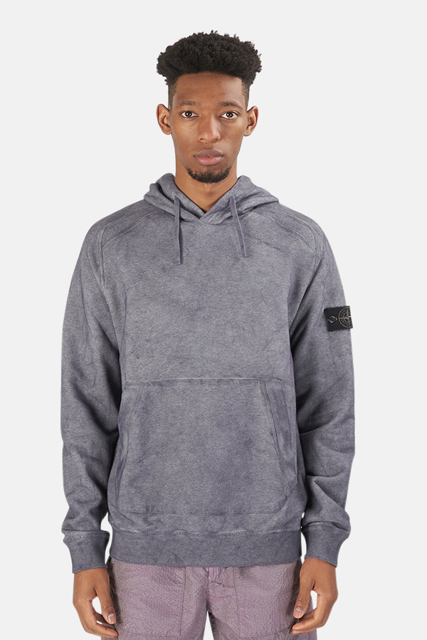 Stone Island Dust Treatment Hoodie Sweater - Purple | Garmentory