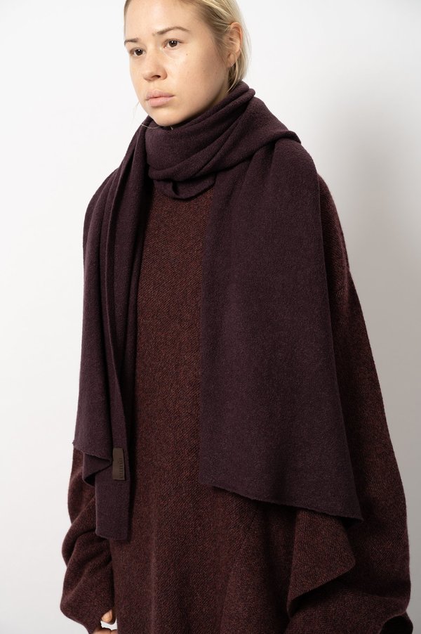 Oyuna Arban Shawl - Wine Oyuna Arban Shawl - Wine