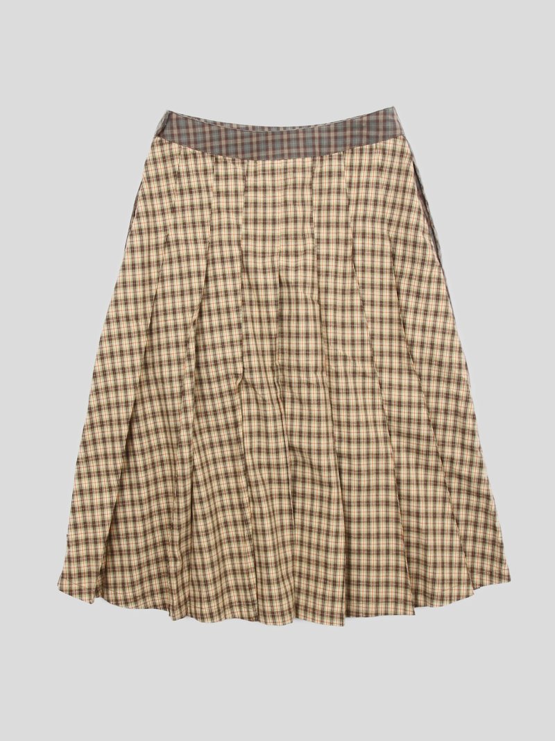 Stussy Mix Plaid Pleaded Skirt | Garmentory