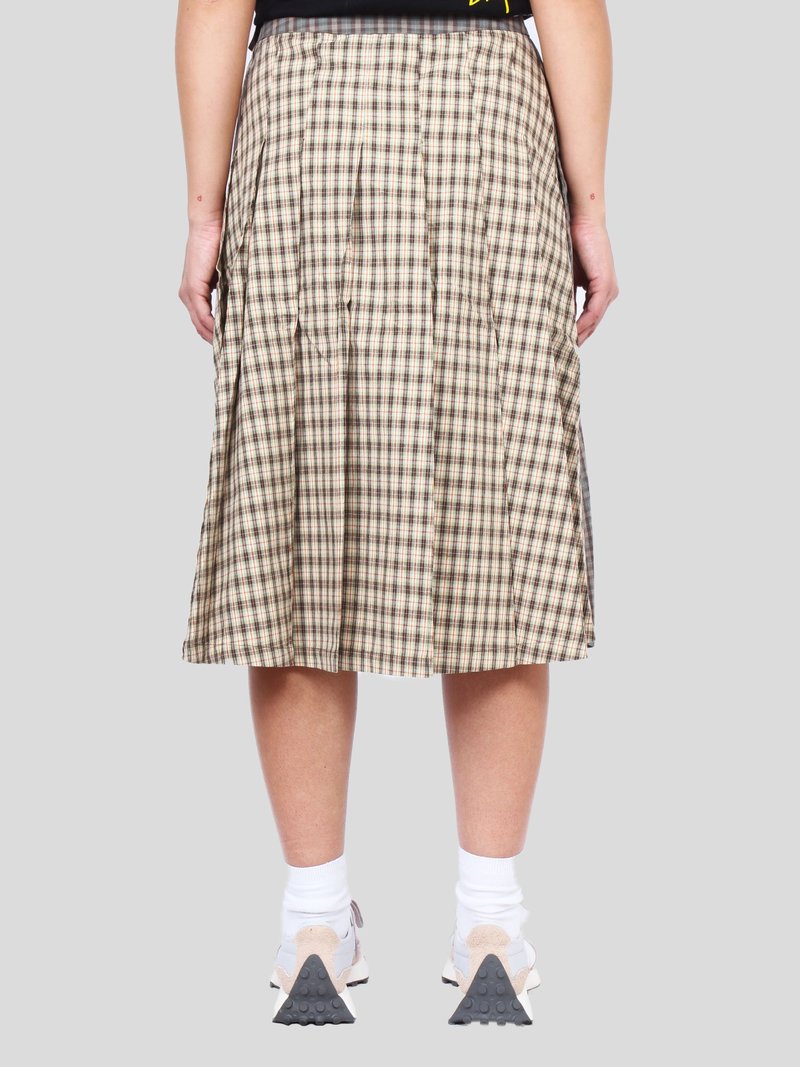 Stussy Mix Plaid Pleated Skirt by Kalysse Anthony | Basic.Space