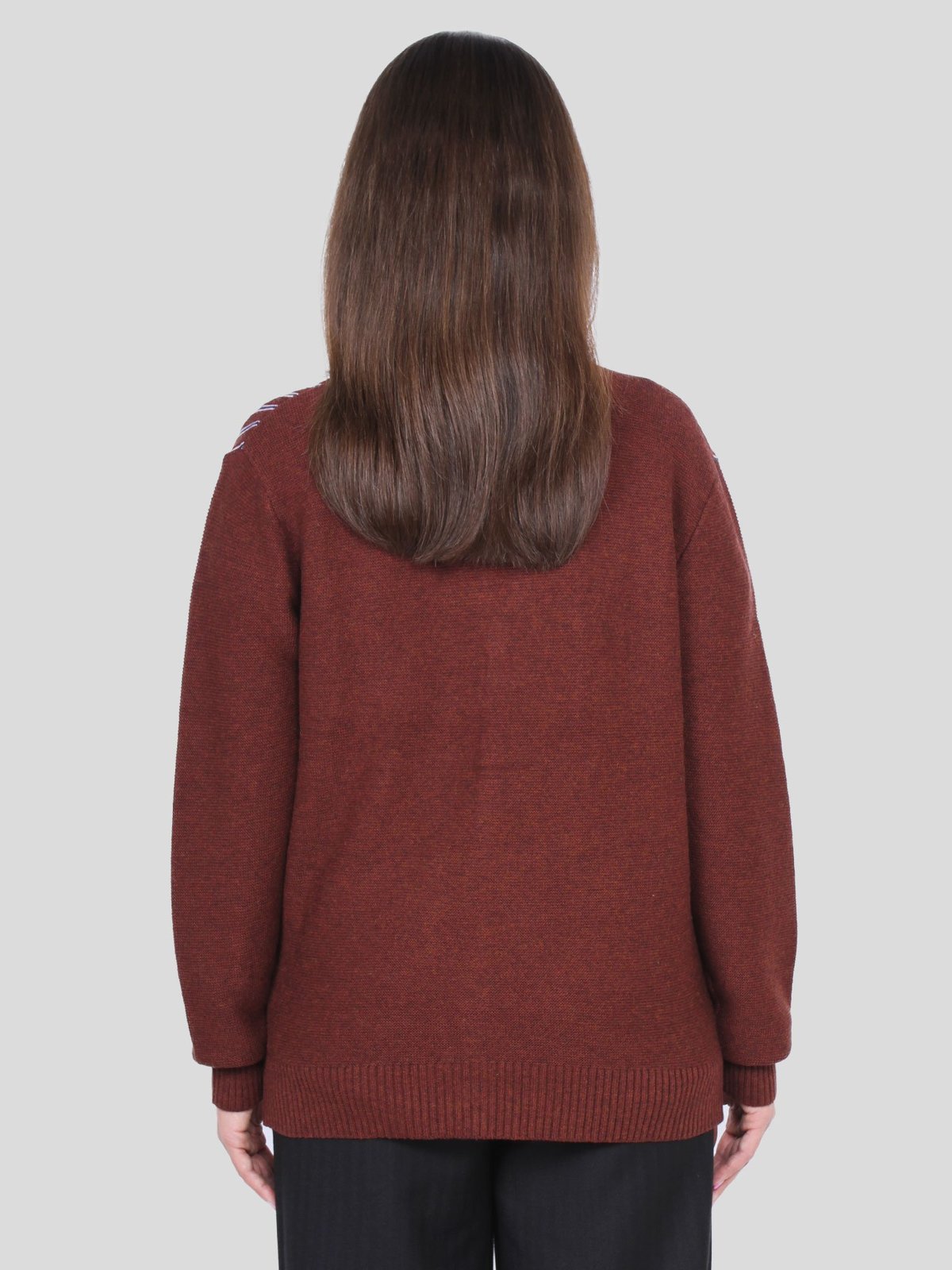 Stussy Stripe Cardigan - Burgundy | Garmentory