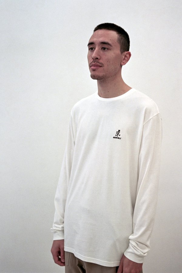 Gramicci Big Runningman LS Tee - White 