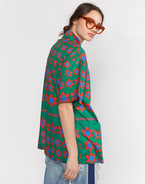 Cynthia Rowley Cabana Camp Shirt 