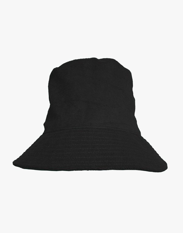 Cynthia Rowley Terry Bucket Hat black Garmentory