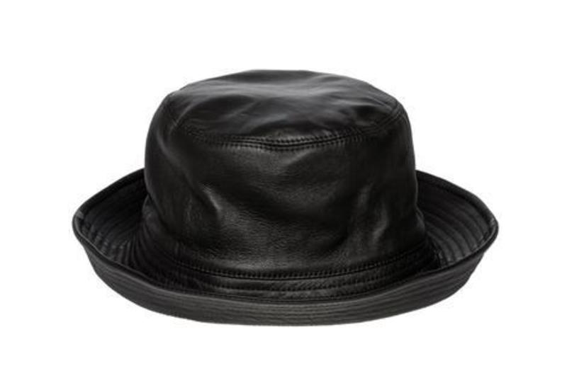 CLYDE Lambskin Ebi Bucket Hat Clyde Lambskin Ebi Bucket Hat in Black | FWRD main image 2