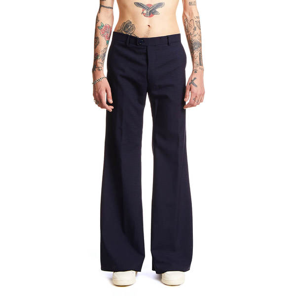 MARTINE ROSE Wide tailored pants - Blue MARTINE ROSE Wide tailored pants - Blue