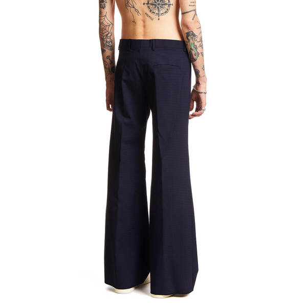 MARTINE ROSE Wide tailored pants - Blue MARTINE ROSE Wide tailored pants - Blue