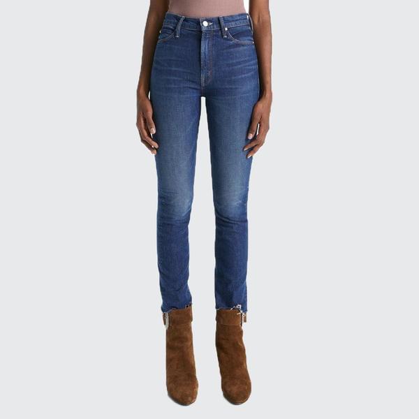 Mother Denim The Dazzler Ankle Fray Jeans - Painfully Obvious Mother Denim The Dazzler Ankle Fray Jeans - Painfully Obvious