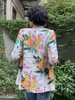 Alix of Bohemia Georgina Acid Floral Silk Blazer - Multi - Thumbnail 3