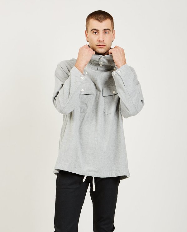 Engineered Garments Cagoule Shirt - Light Grey | Garmentory
