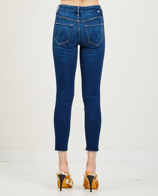 Mother Denim High Waisted Looker Ankle Fray Jeans - Home Movies Mother Denim High Waisted Looker Ankle Fray Jeans - Home Movies