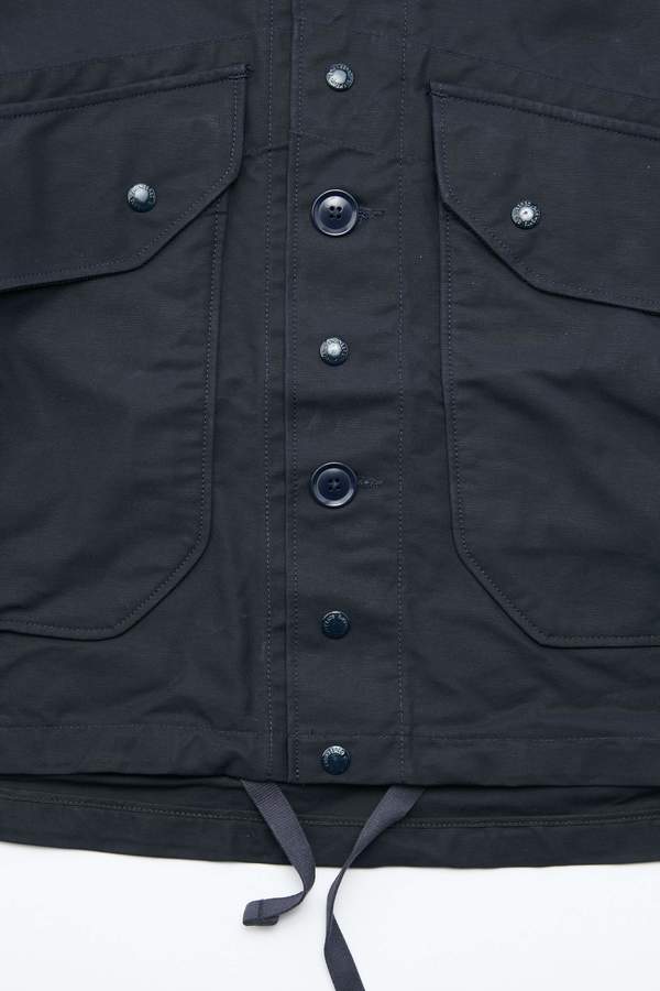Engineered Garments Madison Parka in Cotton Double Cloth - Navy