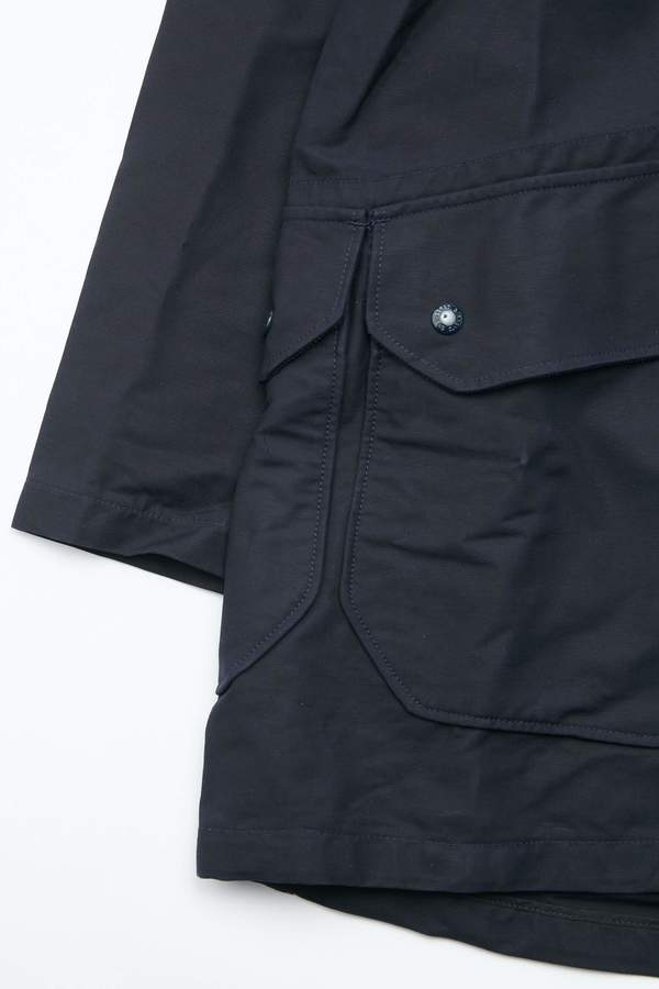 Engineered Garments Madison Parka in Cotton Double Cloth - Navy