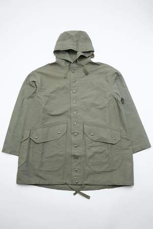 Engineered Garments Cotton Double Cloth Madison Parka - Olive