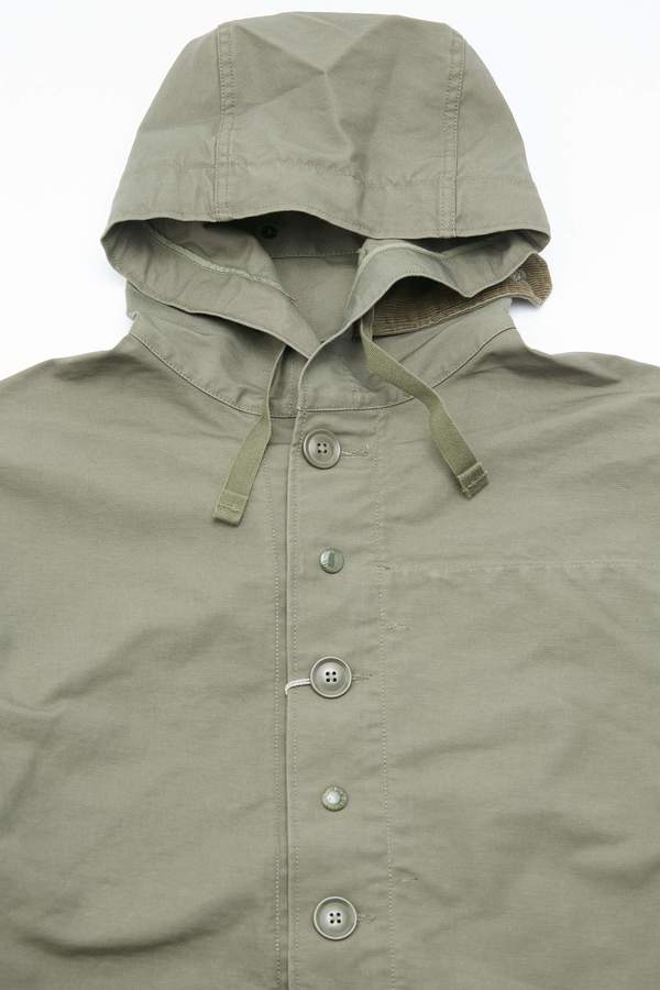 Engineered Garments Cotton Double Cloth Madison Parka - Olive