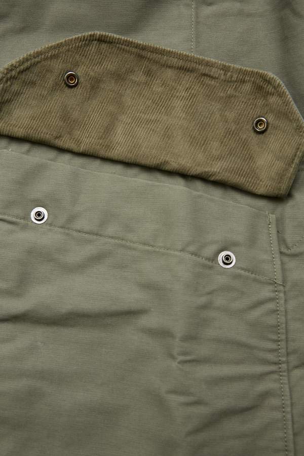 Engineered Garments Cotton Double Cloth Madison Parka - Olive