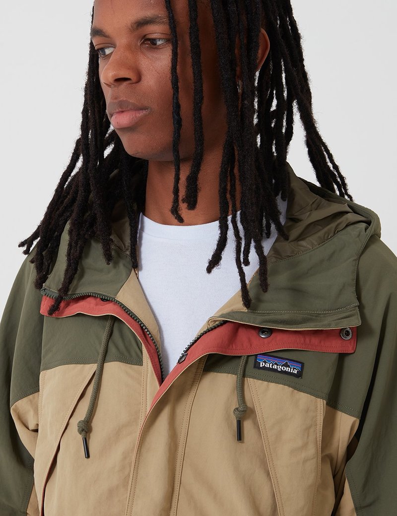 Patagonia Recycled Nylon Parka Jacket Classic Tan Garmentory