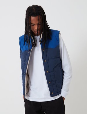 Patagonia Reversible Bivy Down Vest - Navy Blue