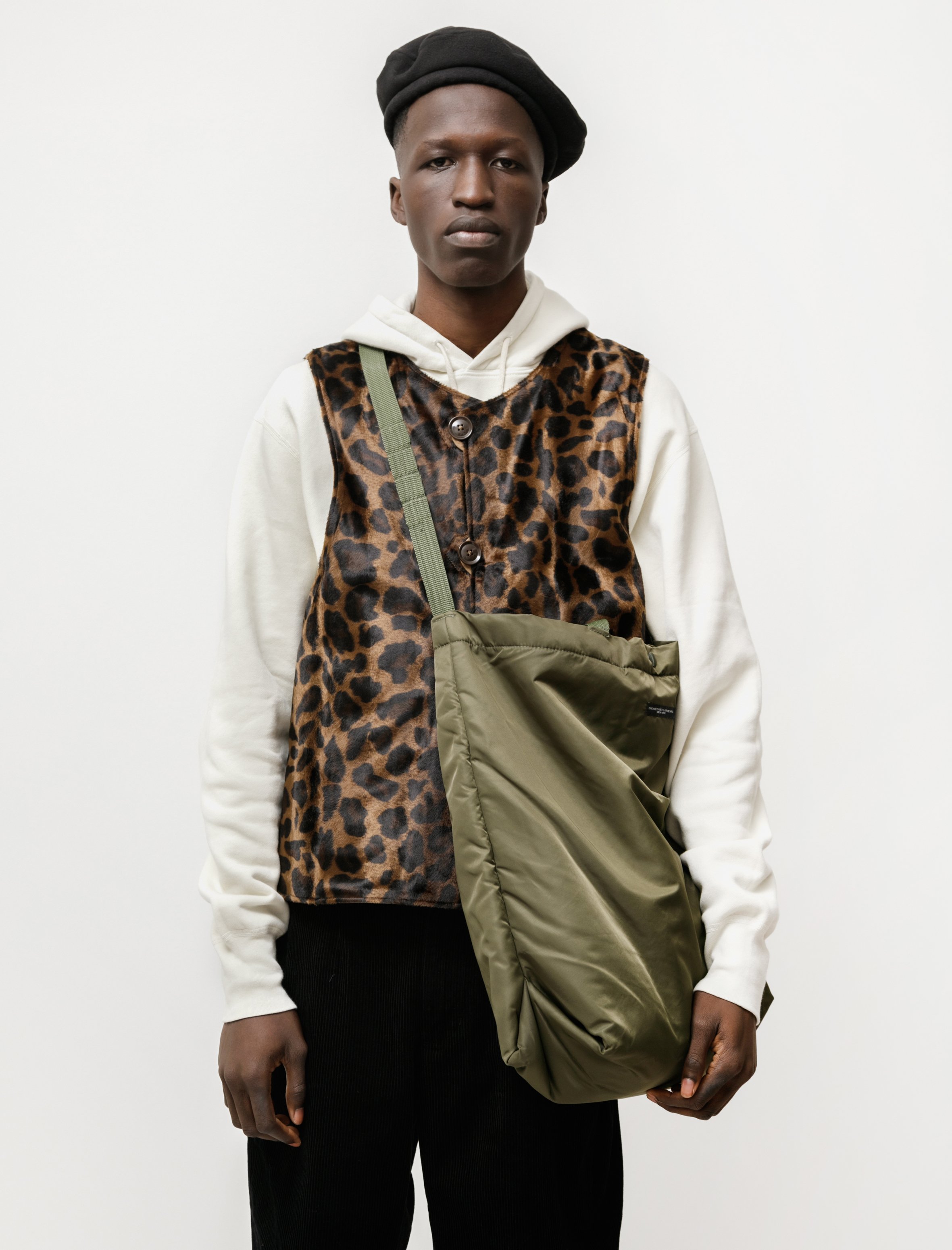 Engineered Garments Carry All Tote In Flight Satin Nylon Olive Garmentory